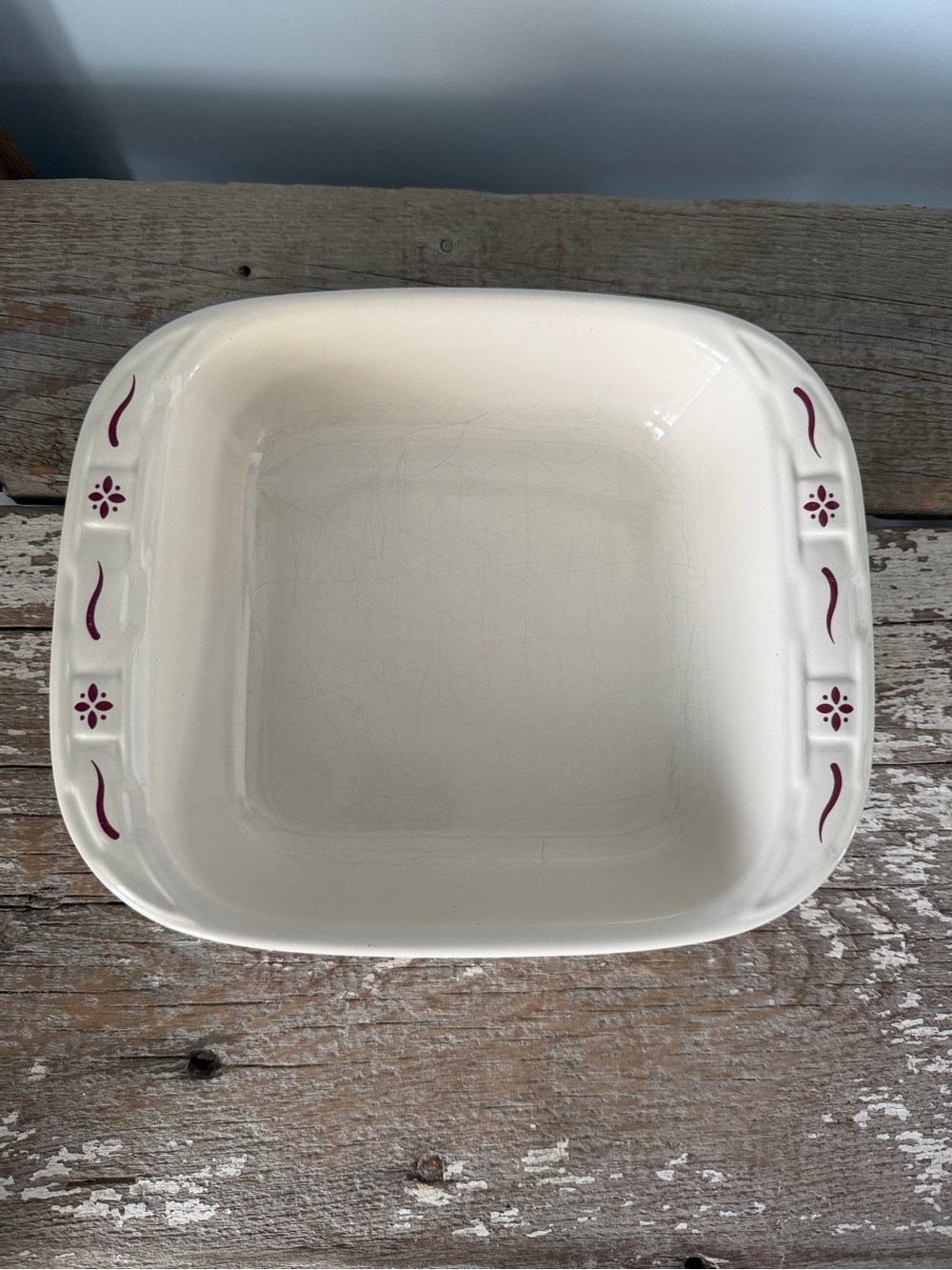 Longaberger Pottery 2-quart Baking Dish